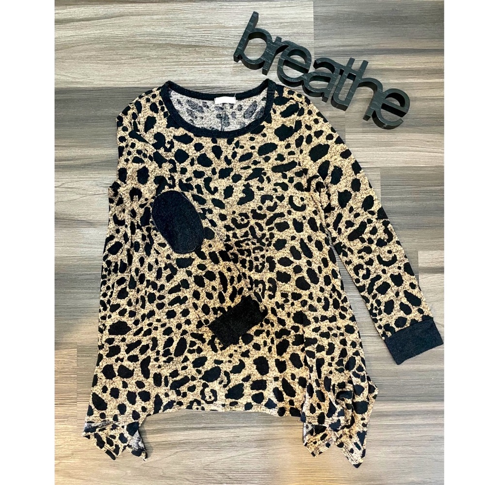 Leopard print sweater